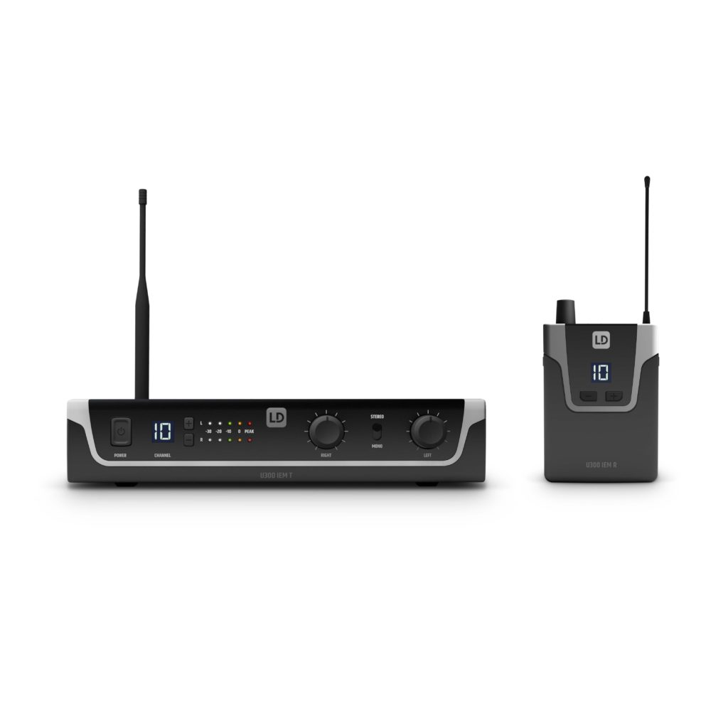 LD Systems U306 IEM - Sistema inalámbrico de monitorización en oído - 655 - 679 MHz , transmisor y receptor.