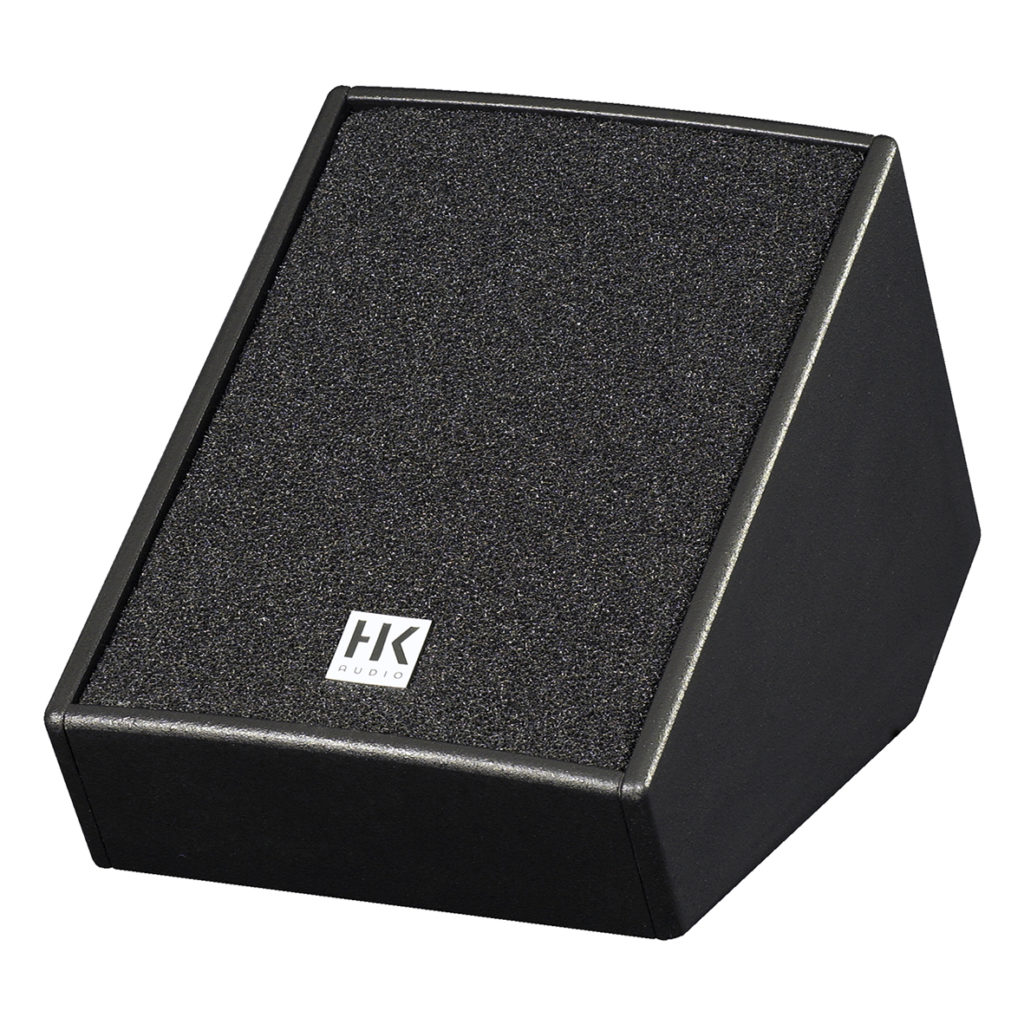 HK AUDIO PR:O 12M -Monitor de escenario pasivo 12" , full range de 2 vías pasivas. Recinto acústico de MDF con forma de cuña. Aplicaciones: monitor de escenario