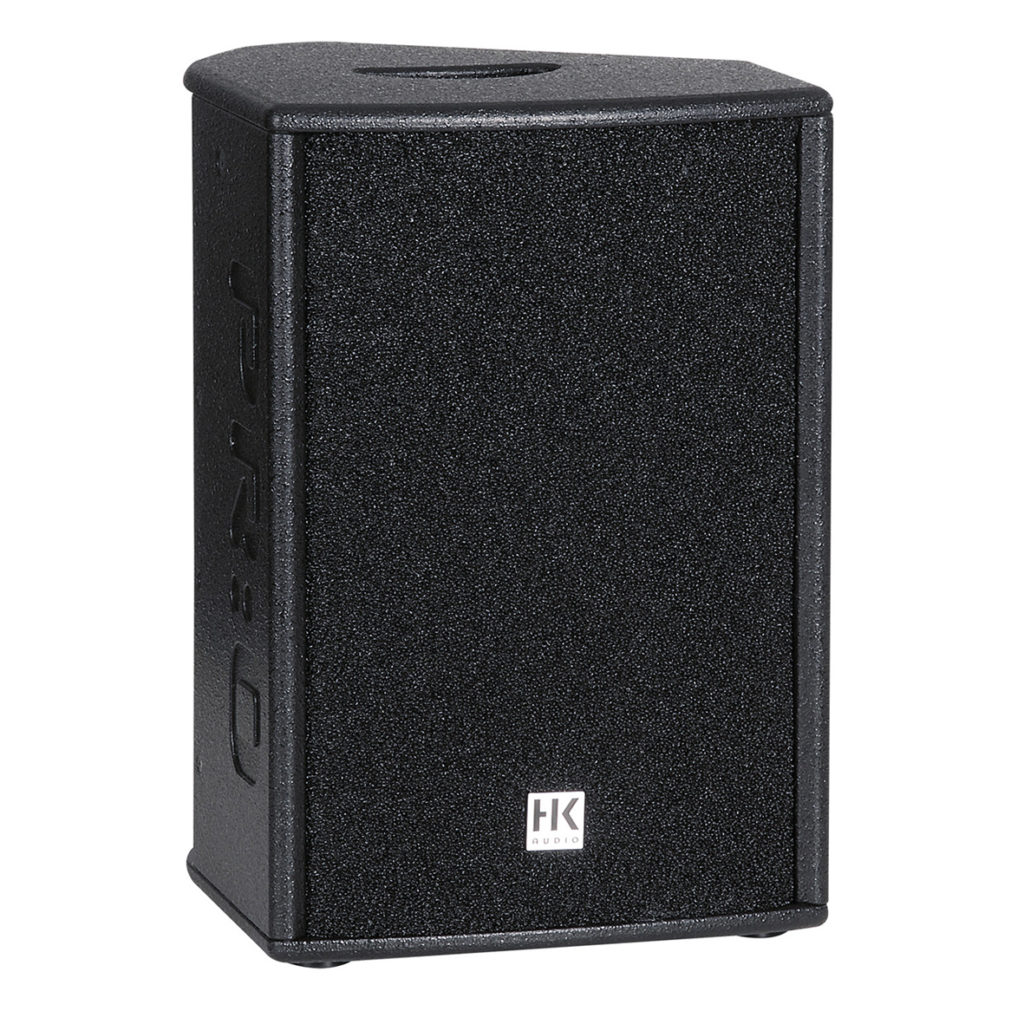 HK AUDIO PR:O 15 X - Caja acústica pasiva de PA ,"Sistema full range de 2 vías pasivas 15"/1". Recinto acústico de MDF con diseño trapezoidal de múltiples ángulos (orientación vertical y horizontal).