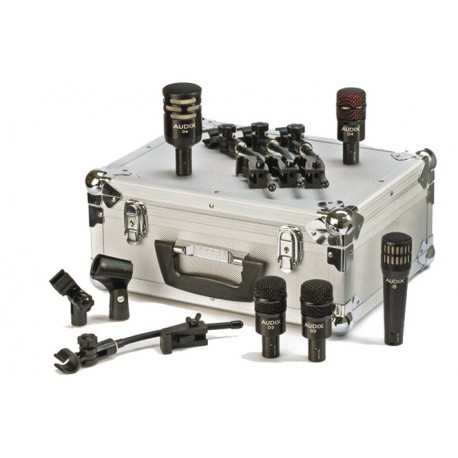 AUDIX - DP5A - Micrófonos para instrumentos Pack de micros de batería. Aplicación para directo y estudio de grabación.
