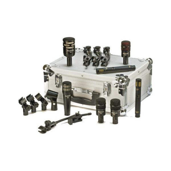 AUDIX DP7 -  Micrófonos para instrumentos Pack de micros de batería. Aplicación para directo y estudio de grabación