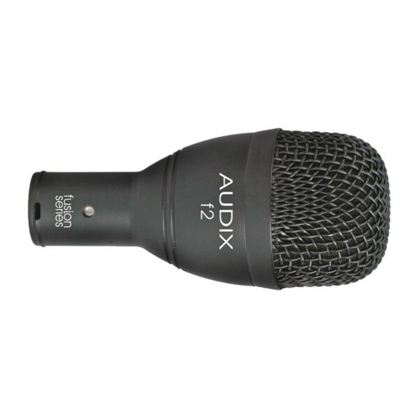 AUDIX F2  - Micrófono para instrumentos, dinámico hipercardioide para toms, congas guitarras, amplificadores de bajo, saxofón. Patrón polar: cardioide