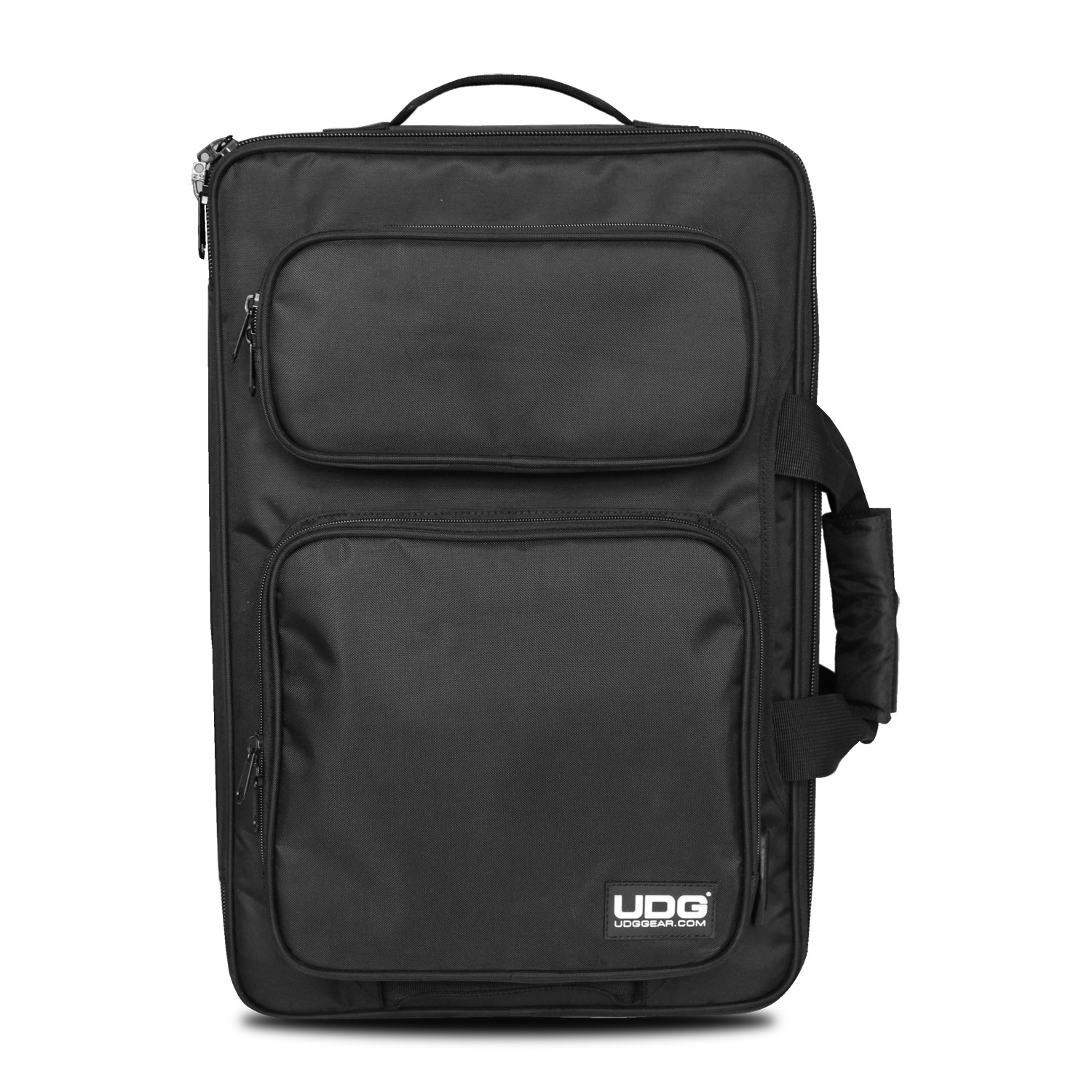 UDG U9103BL/OR – Mochila maleta acolchada de controladoras DJ medianas,  para proteger y transportar de cuatro formas diferentes. – db-systems