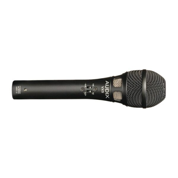 AUDIX VX5 - Micrófono condensador de electret cardioide , Aplicación para voces en directo o instrumentos