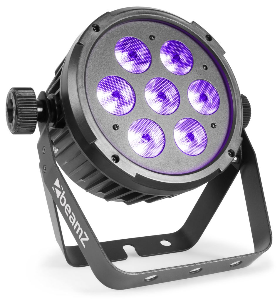 BEAMZ BT280 - FOCO PAR LED PLANO 7X10W 6-EN-1 RGBAW-UV