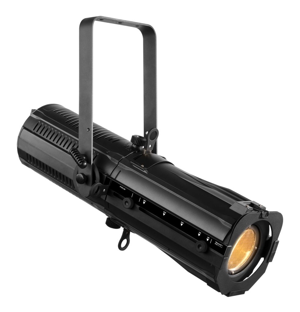 BEAMZ Profesional  BTS300Z -  Cañón de teatro LED spot, con zoom blanco cálido LED COB 3.200K ,300W..