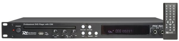 Power Dynamics PDC150 - REPRODUCTOR DVD DE 1 Unidad de rack 19", reproducción disponibles? BT Streaming, CD, DVD, USB.