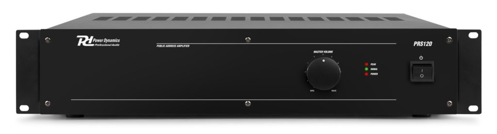 POWER DYNAMICS AUDIO PRS120 AMPLIFICADOR BOOSTER DE LINEA 100V / 120W