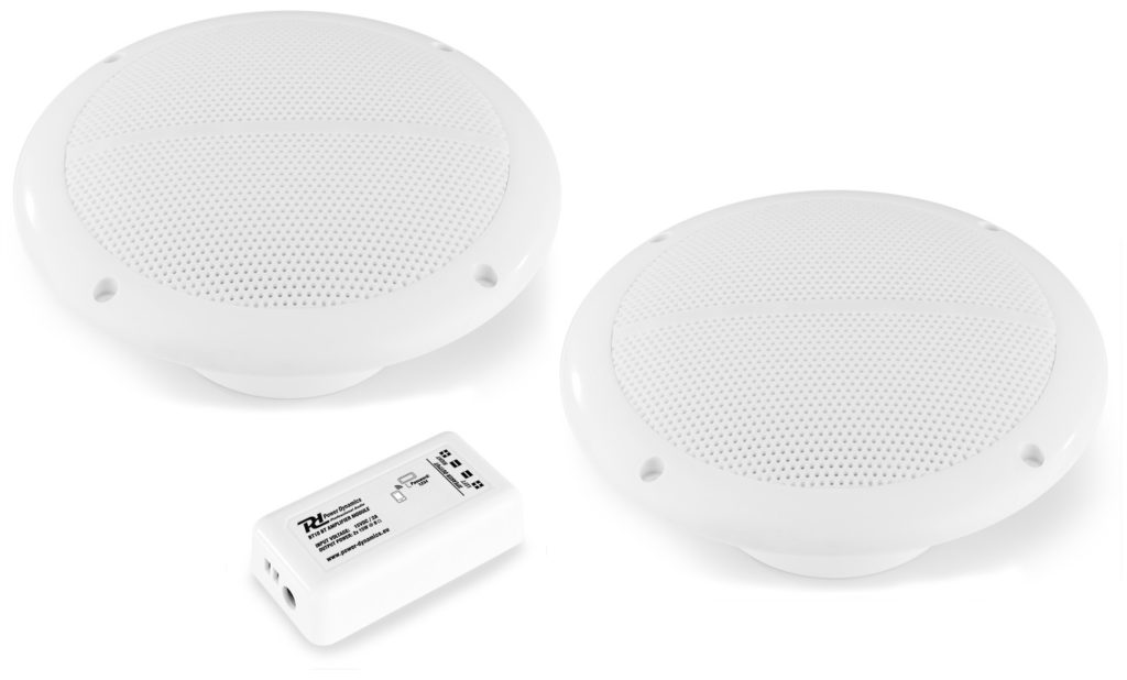 POWER DYNAMICS AUDIO BT10SET - AMPLIFICADOR COMPACTO BT CON ALTAVOCES DE TECHO 5"