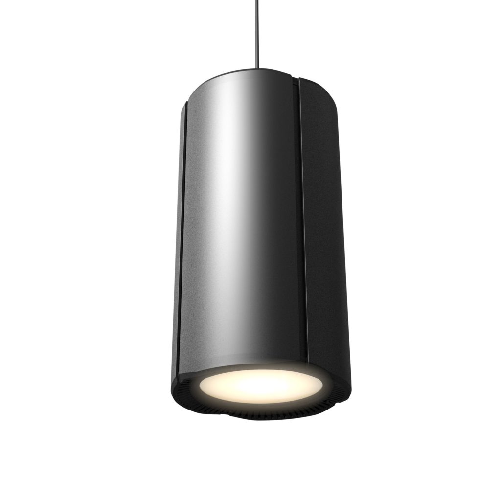 CAMEO H2 T - Foco Led de diseño, 165W. 3.000 K, blanco cálido ,luz tanto para locales como para casa , control por DMX. Carcasa color negro.