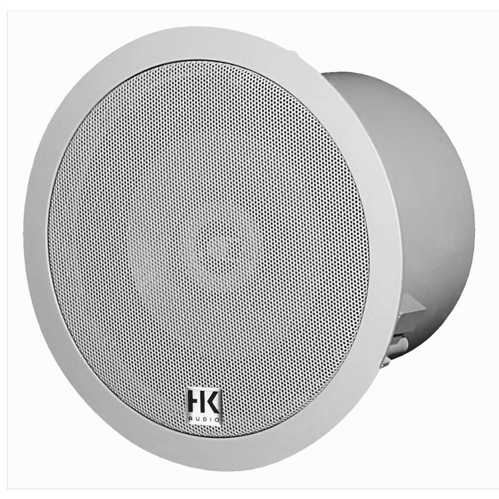 HK AUDIO IL 60 CTC - Altavoz de instalació para empotrar en techo otencia: 40W RMS, 120 W pico , impedancia nominal 8 Ohm, incluye transformador para full range de 2 vías pasivas 6,5" y 1" .Montado en caja metálica, línea 100V.