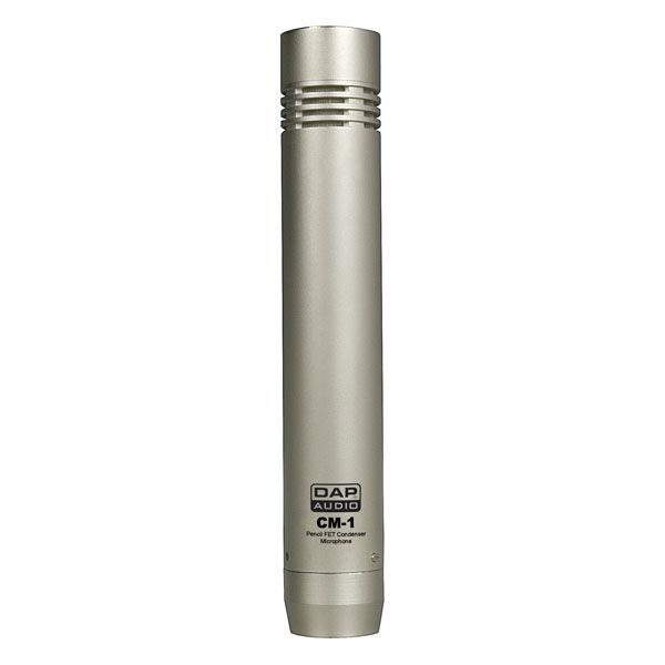 DAP CM-1 - Micrófono de condensador de lápiz con diafragma pequeño, incluye un elemento cardioide y uno omnidireccional