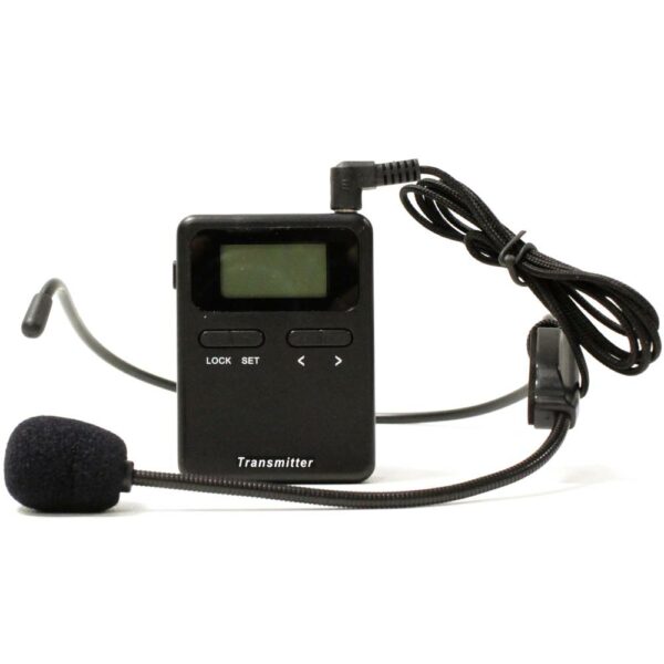 BeMatic  Transmisor Audioguía inalámbrico - Transmisor audioguía para grupos, Frecuencia - 808-818MHz, módulo transmisor