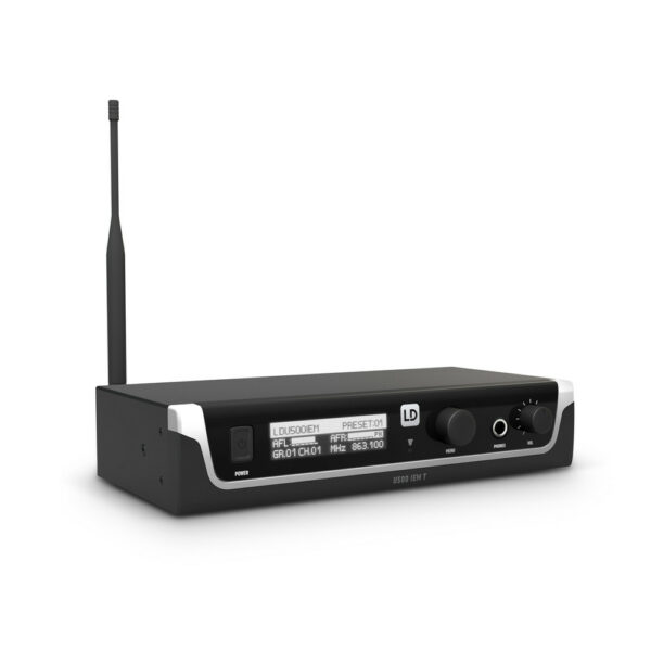 LD Systems U505 IEM T - Transmisor - 584 - 608 MHz de Monitoreo in-ear confiable con más de 100 m de alcance
