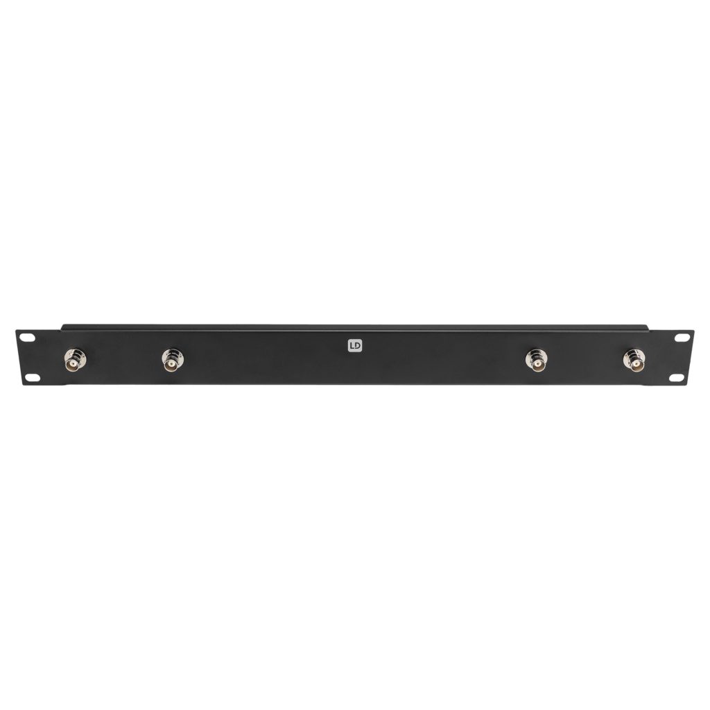 LD Systems ANT RK 4 Kit de montaje en rack de antenas de 19" con 4 conectores BNC