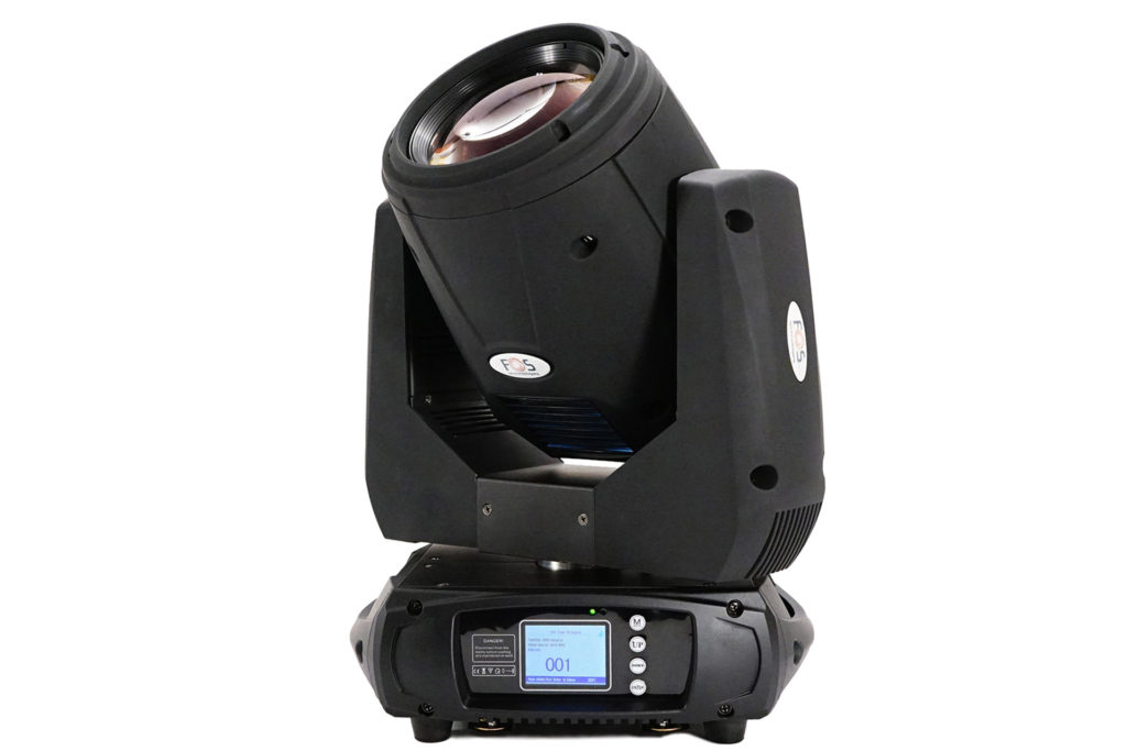 FOS TITAN BEAM - Cabeza móvil Beam profesional con prismas de 16 y 24 caras. Potente y ultra luminosa lámpara 7R (2000 hours). Motores de P/T de 3 pases , sólido haz de luz con apertura de 2.5° 