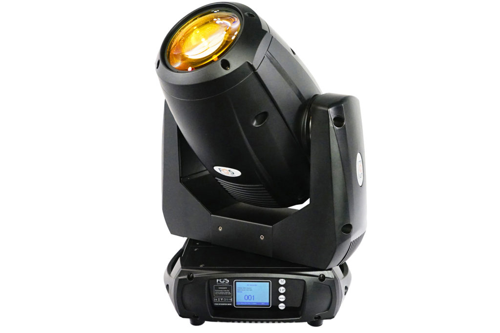 FOS SCORPIO BSW - Cabeza móvil Beam/Spot/Wash profesional. Fuente de luz LED de 200w y 7500K. Zoom motorizado de 2.5°-36°