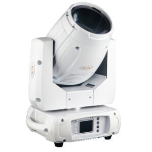 FOS SCORPIO BEAM PEARL - Cabeza móvil Beam con fuente de luz LED blanca de 200W y 7500K. Apertura de haz 2 °. Rueda de gobos con 14 gobos. Rueda de color de 12 colores. Pan/Tilt de 16 Bit. 