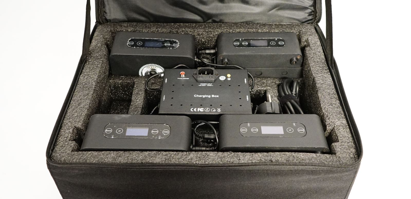 FOS SOLO - Foco par led Profesional batería plana súper delgada y ultra compacta, súper brillante de alta potencia 3 x15 vatios RGBWA + UV, 6 en 1 HEX, ángulo de haz de 25 grados, batería recargable de iones de litio con LG chem. - Imagen 4