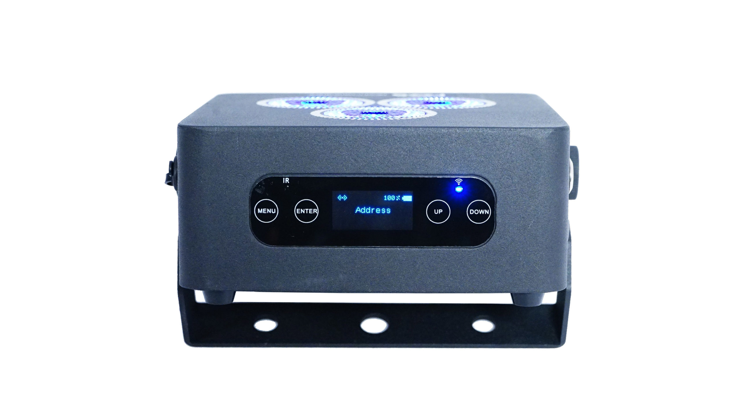 FOS SOLO - Foco par led Profesional batería plana súper delgada y ultra compacta, súper brillante de alta potencia 3 x15 vatios RGBWA + UV, 6 en 1 HEX, ángulo de haz de 25 grados, batería recargable de iones de litio con LG chem. - Imagen 6