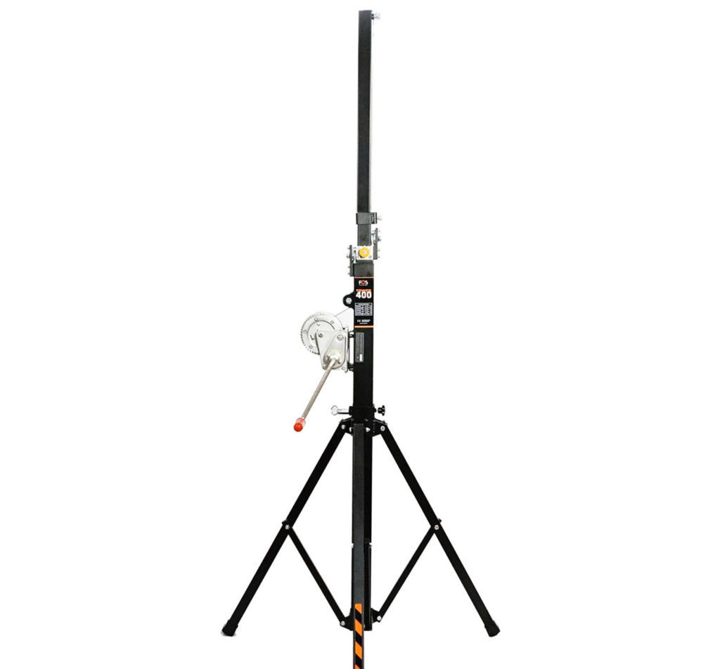FOS TOWER 400 - Torre elevadora telescópica con capacidad de carga de 125 kg, altura máxima 3,8 m