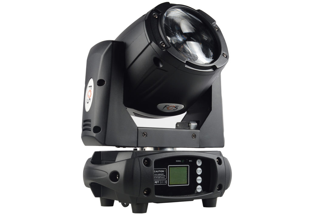FOS IRIDIUM 75W BEAM - Cabeza móvil Led Beam 75W Beam. 14 colores. 17 gobos. Prisma de 8 caras con velocidad y sentido variables. Óptica Fresnel. Conector de alimentación Powercon de entrada y salida. Modo de trabajo DMS de 9/11 canales.