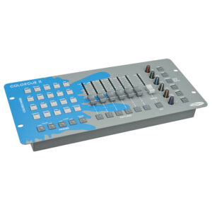 50704_43 Showtec Color Cue 2 - Controlador LED inteligente 6 fader, 6 colores