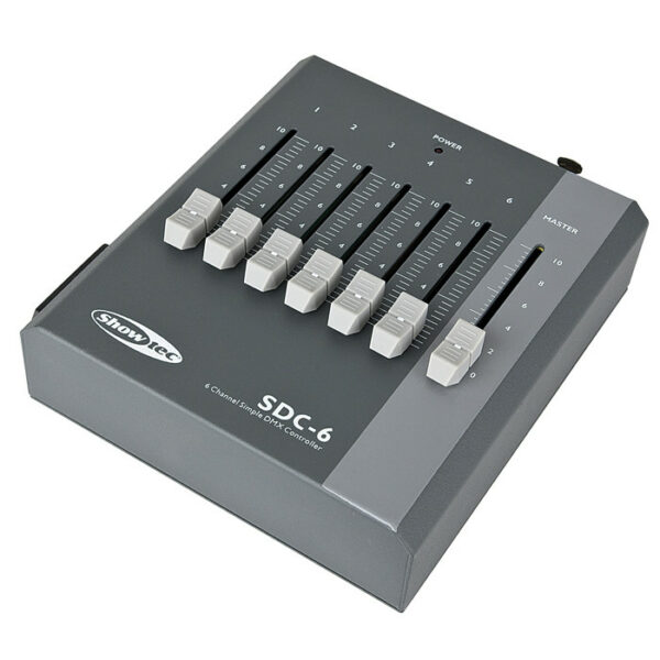 Showtec SDC-6 Mesa de mezclas de 6 canales