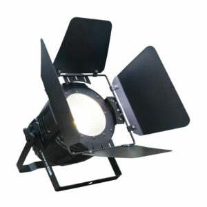 MARK COB SPOT T 1C - Proyector iluminación, 1 LED COB blanco cálido de 200 W. 1 canal DMX. Ángulo de haz de 45º. Incluye viseras.