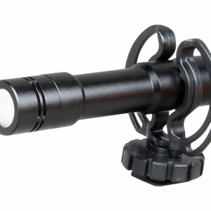 MARK MAV 505 - Micrófono compacto para cámara y smartphones, Patrón polar cardioide. Pinza antivibración. 2 antiviento distintos. 2 cables minijack-minijack.