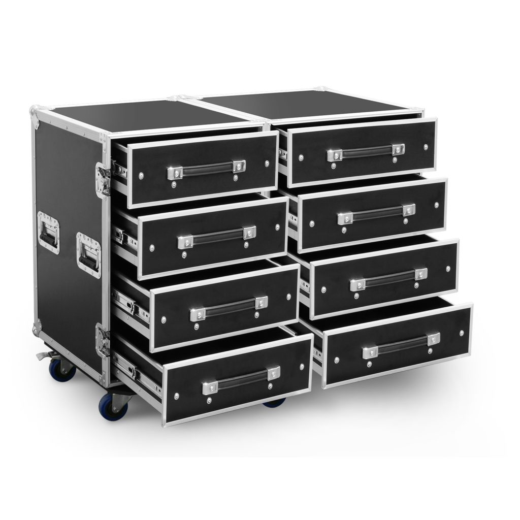 Power Dynamics - PD-F4A - MALETA DE TRANSPORTE CON 8 RUEDAS