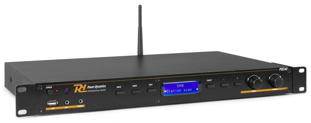 Power Dynamics - PDC40 DAB+ TUNER FM/USB/BT