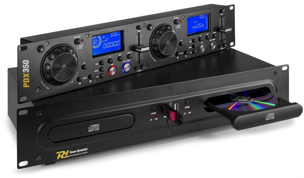 Power Dynamics - PDX350 -  DOBLE REPRODUCTOR CD/MP3/USB