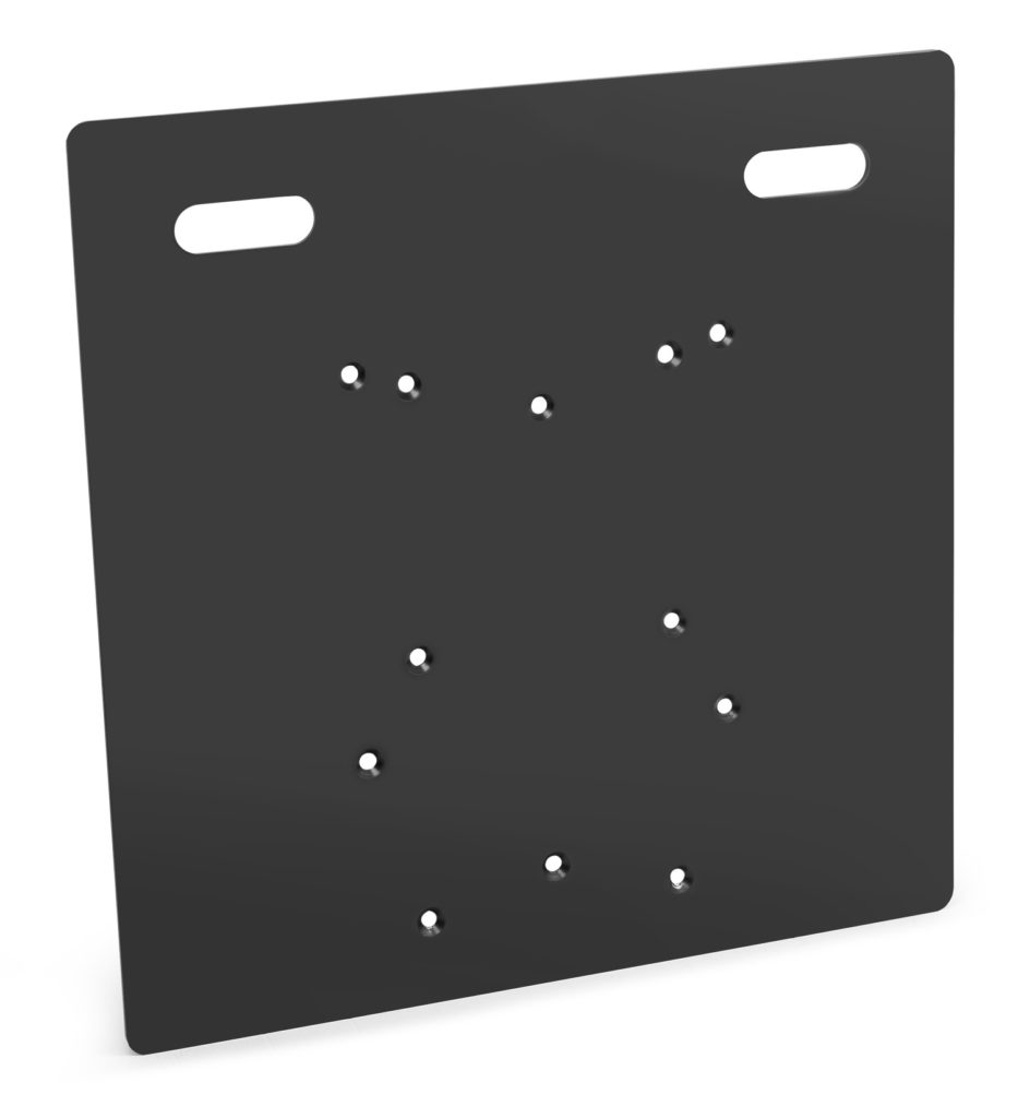 BeamZ Pro - UBP80 - PLACA BASE MULTI 80X80CM. Placa base de acero. Para P30, P32 y P33 Fabricado en Europa