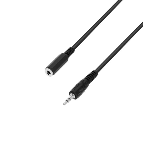 Adam Hall Cables -  3 STAR BYW 0100 - Cable de extensión de 3,5 mm jack estéreo, 1 m