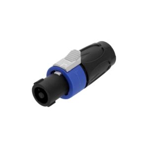 Adam Hall Connectors - 4 STAR C SF4 -  Conector de altavoz de 4 polos, Compatible con todas las tomas speakON estándar de 4 polos