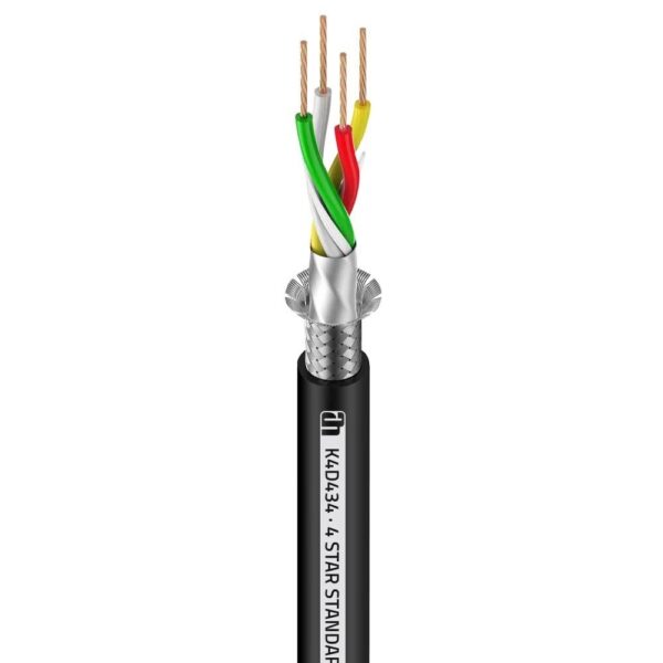 Adam Hall Cables - 4 STAR D 434 - Cable DMX, AES/EBU 4 x 0,34 mm²