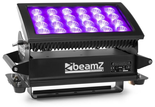 BeamZ Pro -  STAR-COLOR 240 PROYECTOR WASH. Proyector profesional LED arquitectural. 24x 10W leds potentes 4-en-1 Distintos presets de color RGBA