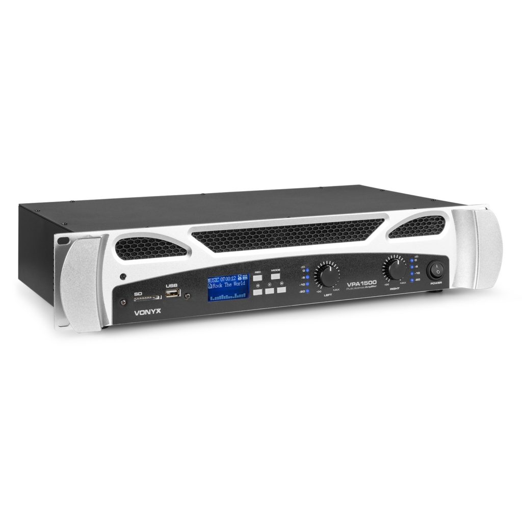 VONYX - VPA600 PA AMPLIFIER 2X 300W REPRODUCTOR MULTIMEDIA CON BT
