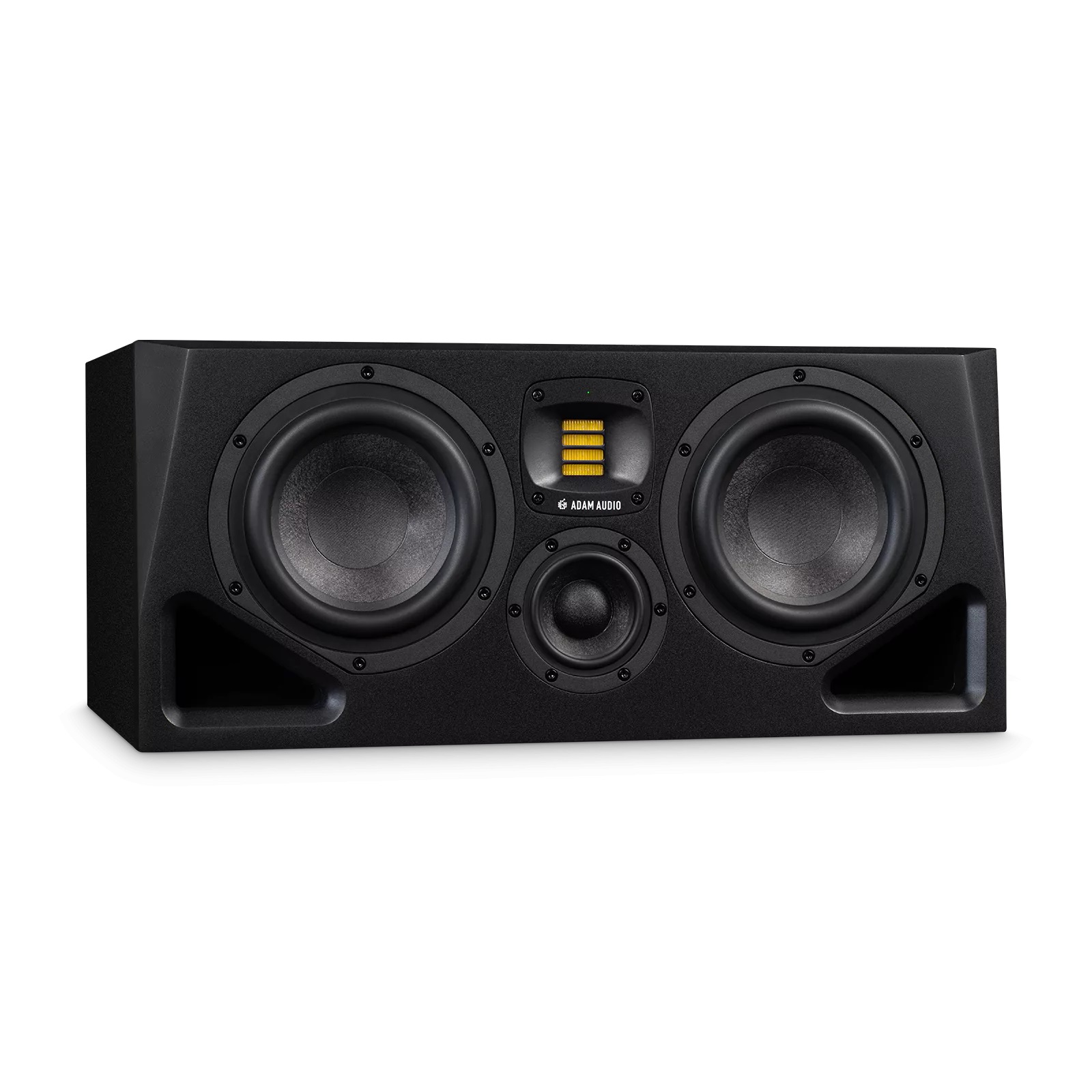 ADAM AUDIO - A77H - un sonido rico, espacioso y envolvente. Al incorporar dos woofers de 7 pulgadas, un controlador de rango medio y el tweeter X-ART de ADAM Audio