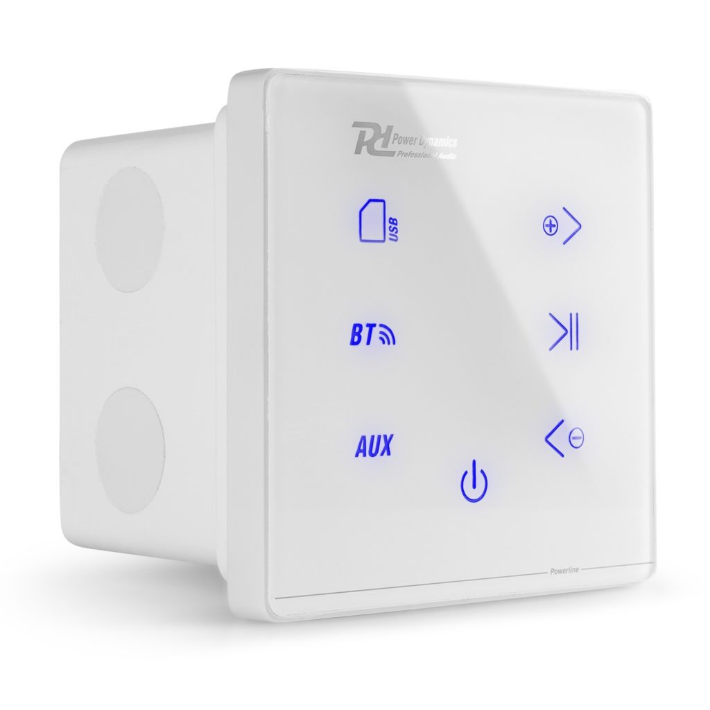 Power Dynamics - POWERLINE A100W AMPLIFICADOR EMPOTRABLE BT BLANCO - 4 x 25 Watios