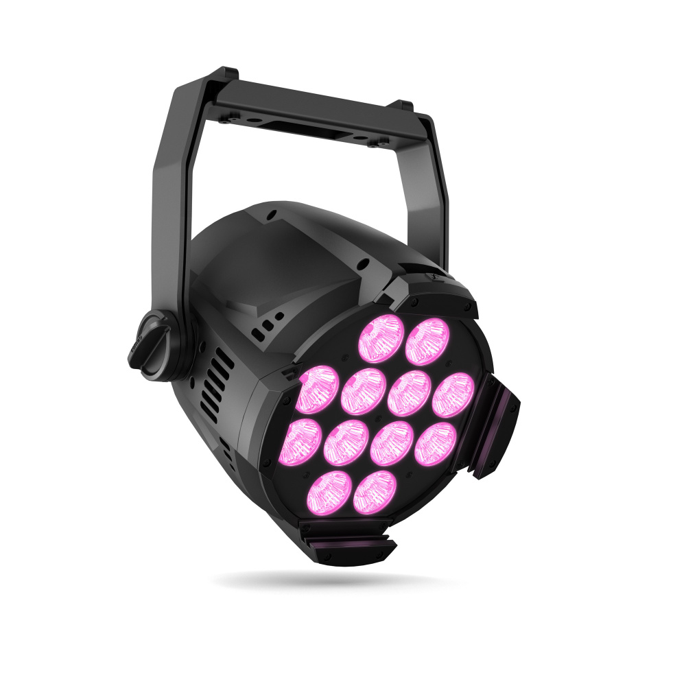 Cameo - STUDIO PAR 4 G2 - Foco PAR LED con 12 luces LED RGBW 4 en 1 de 8 W. Modulación de la amplitud de impulso seleccionable (hasta 25 kHz) para un funcionamiento sin parpadeo Funcionamiento casi silencioso en "Silent Fan Mode" - Imagen 4