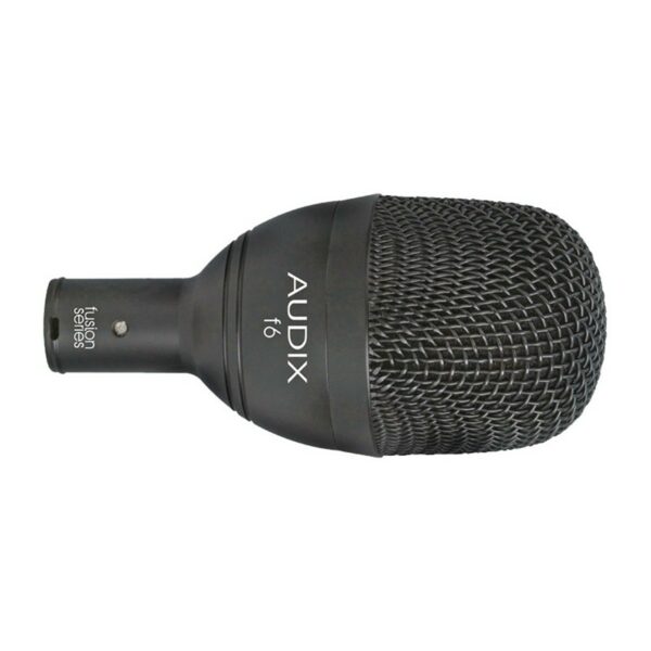 AUDIX F6 - Micrófono dinámico hipercardiode para para bombo y goliat. Patrón polar: hipercardioide.