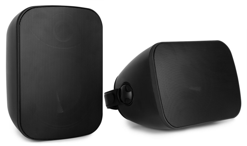 Power Dynamics - BD50B ALTAVOZ DE PARED INTERIOR/EXTERIOR NEGRO 120W, Tecnología OBE (Radiador de graves)Tweeter: 1” Cupula de seda Woofer: 5” Polipropileno med/grav. Impedancia 8 Ohm, (Se suministra por parejas)