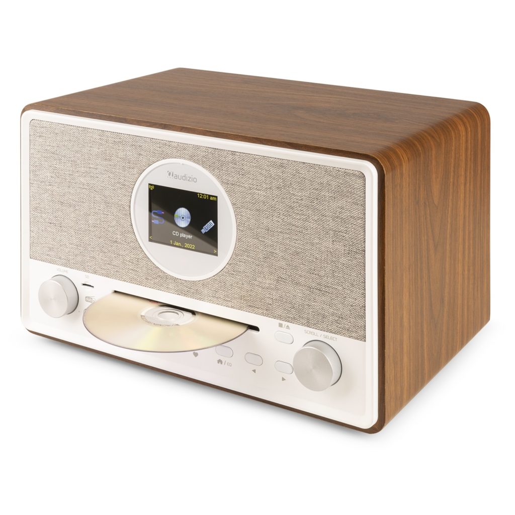 AUDIZIO -  LUCCA -  RADIO INTERNET CON DAB+ Y REPRODUCTOR CD MADERA