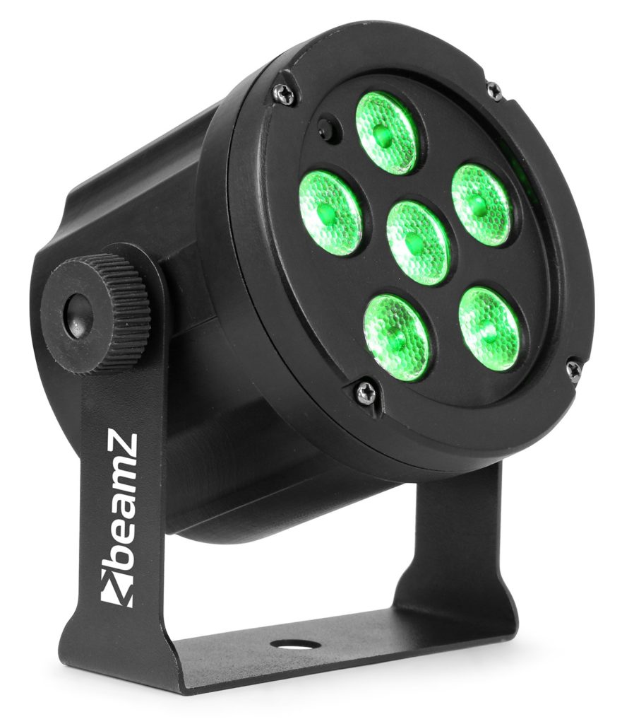 BeamZ - SLIMPAR30 RGB - 6x 3W 3-en-1 LEDs Mezcla de colores RGB Shows pre programados Autonomo