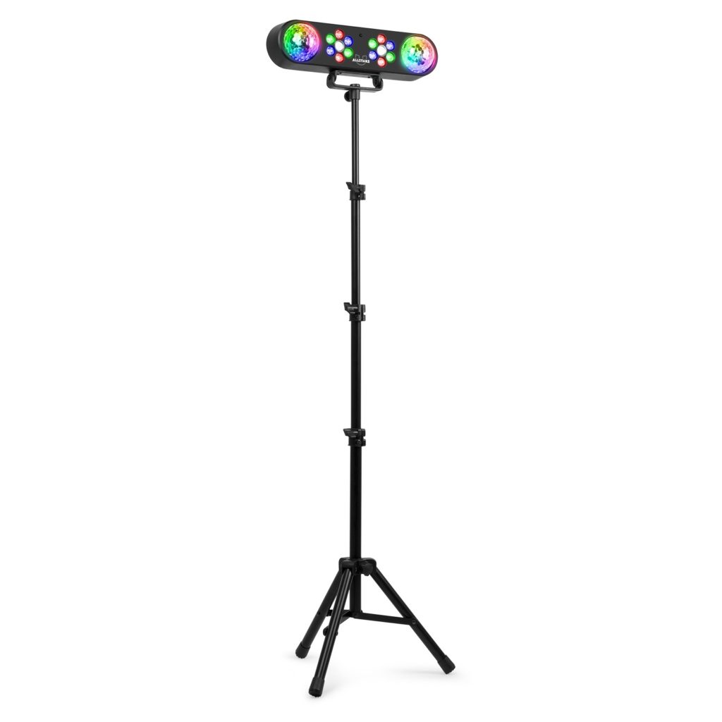FUZZIX - ALLSTAR2 LED - EFECTO DE LUZ PARTY. Party Bar con 2 efectos wash y 2 Jelly Ball Wash de 14 LEDs Super brillantes RGB Jelly ball de 6 LEDs Super brillantes RGB