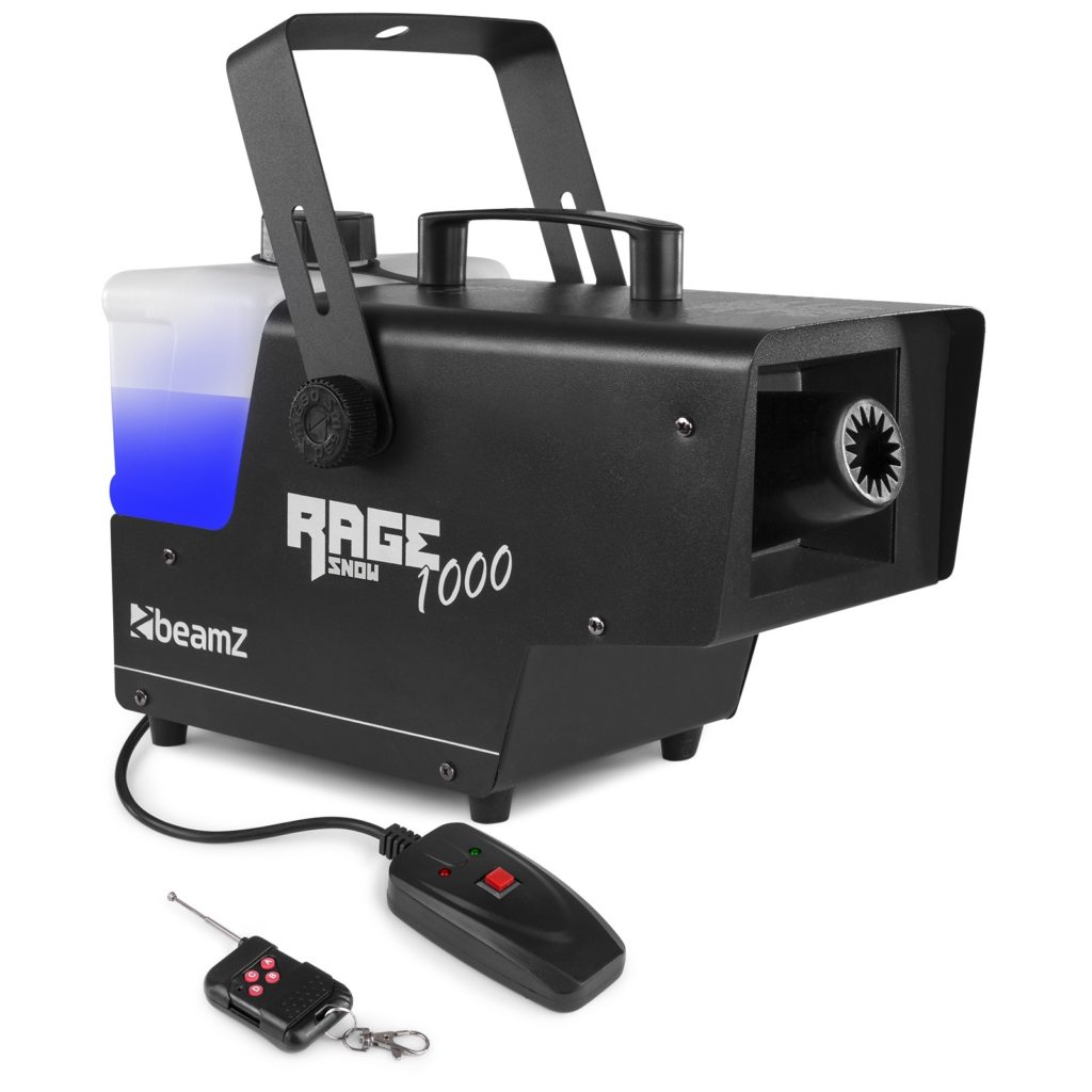 BeamZ -  RAGE 1000 - MAQUINA DE NIEVE CON MANDO A DISTANCIA