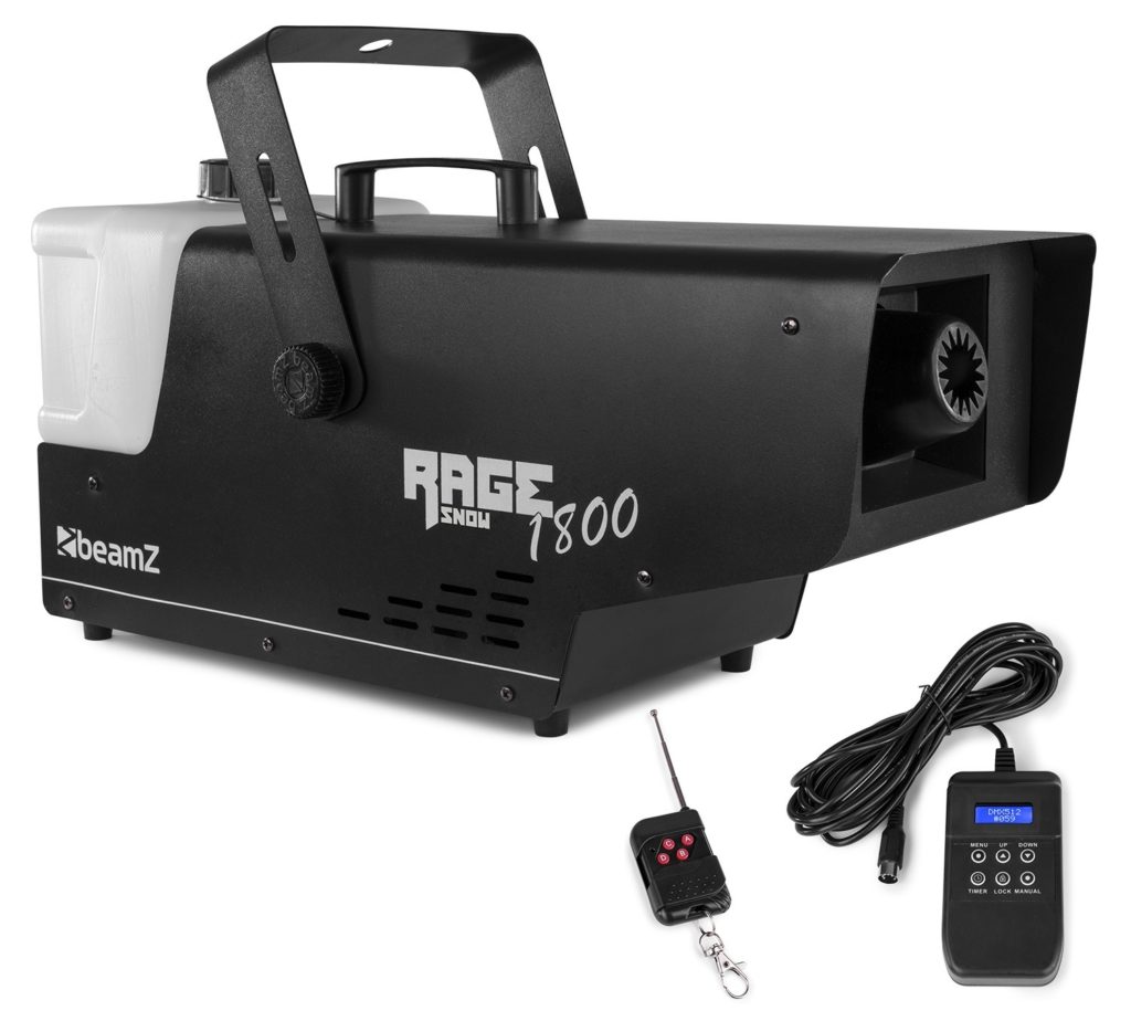 BeamZ -  RAGE 1800 - MAQUINA DE NIEVE CON TEMPORIZADOR