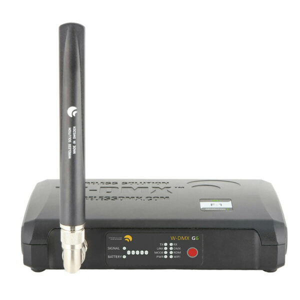 Wireless Solution - BlackBox F-1 G6 Transceiver -  Emisor y receptor inalámbrico DMX, ArtNet y Streaming ACN